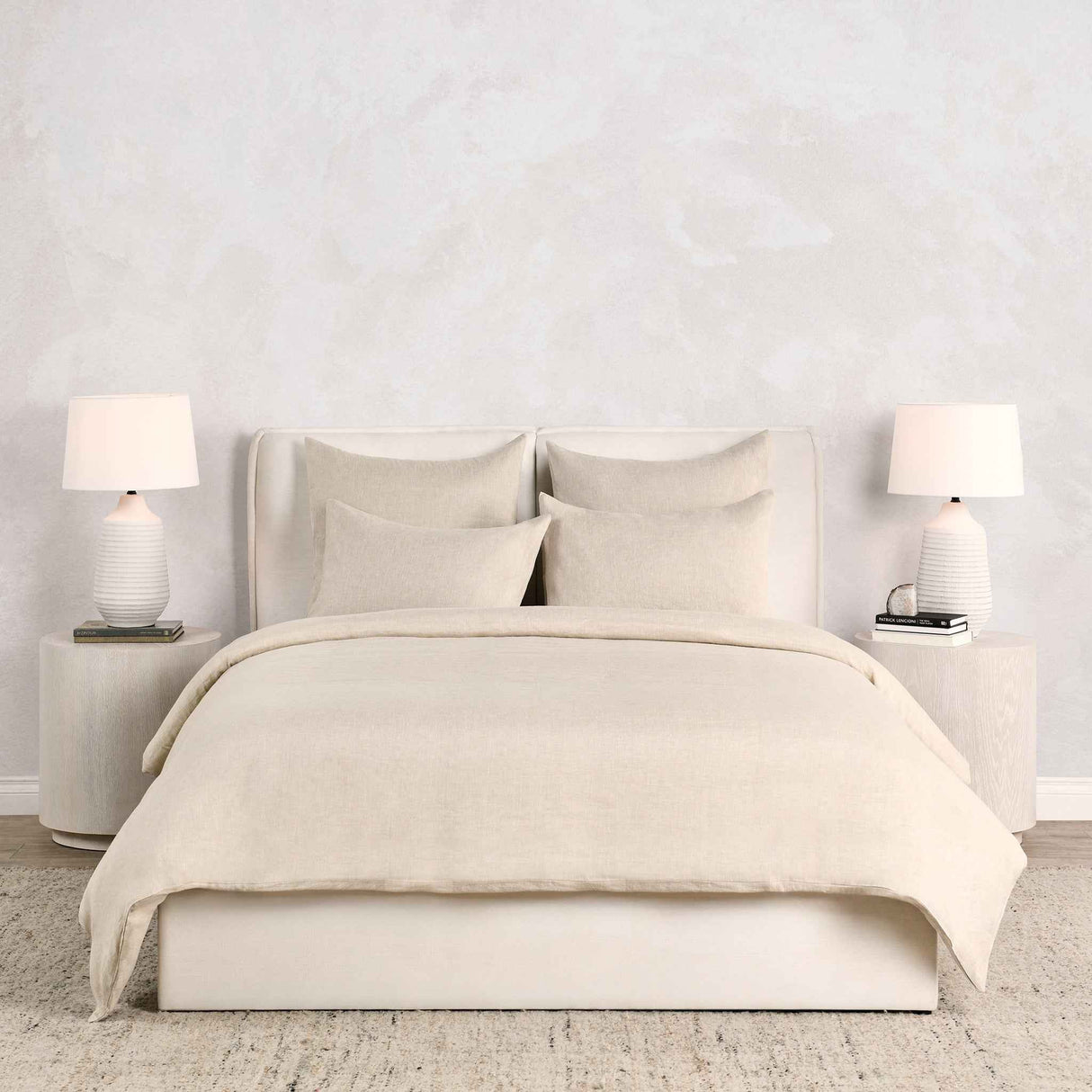 Jayson Natural Linen Cashmere Duvet Collection by Classic Home at Eve Furniture