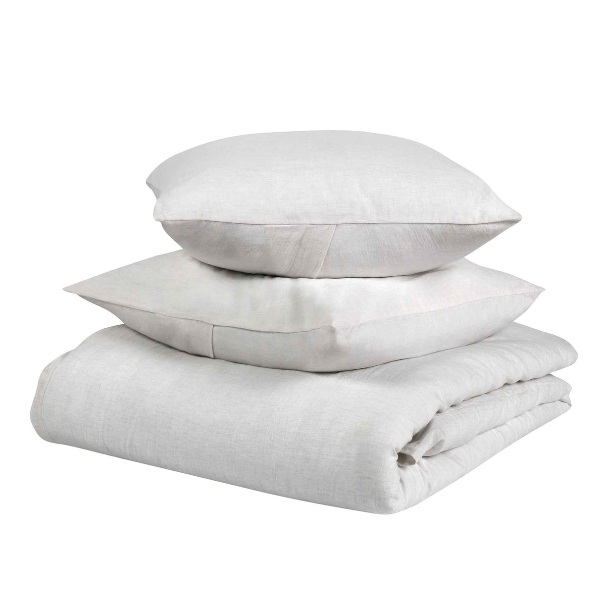 Jayson Quartz White Linen Cashmere Duvet Collection by Classic Home at Eve Furniture