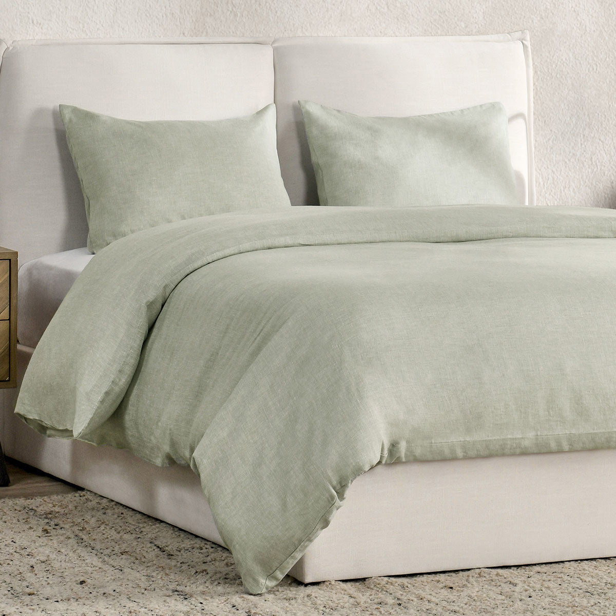 Jayson Sagebrush Linen Cashmere Duvet Collection by Classic Home at Eve Furniture