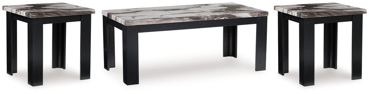 Jazmore Dark Brown Table (Set of 3) by Ashley at Eve Furniture