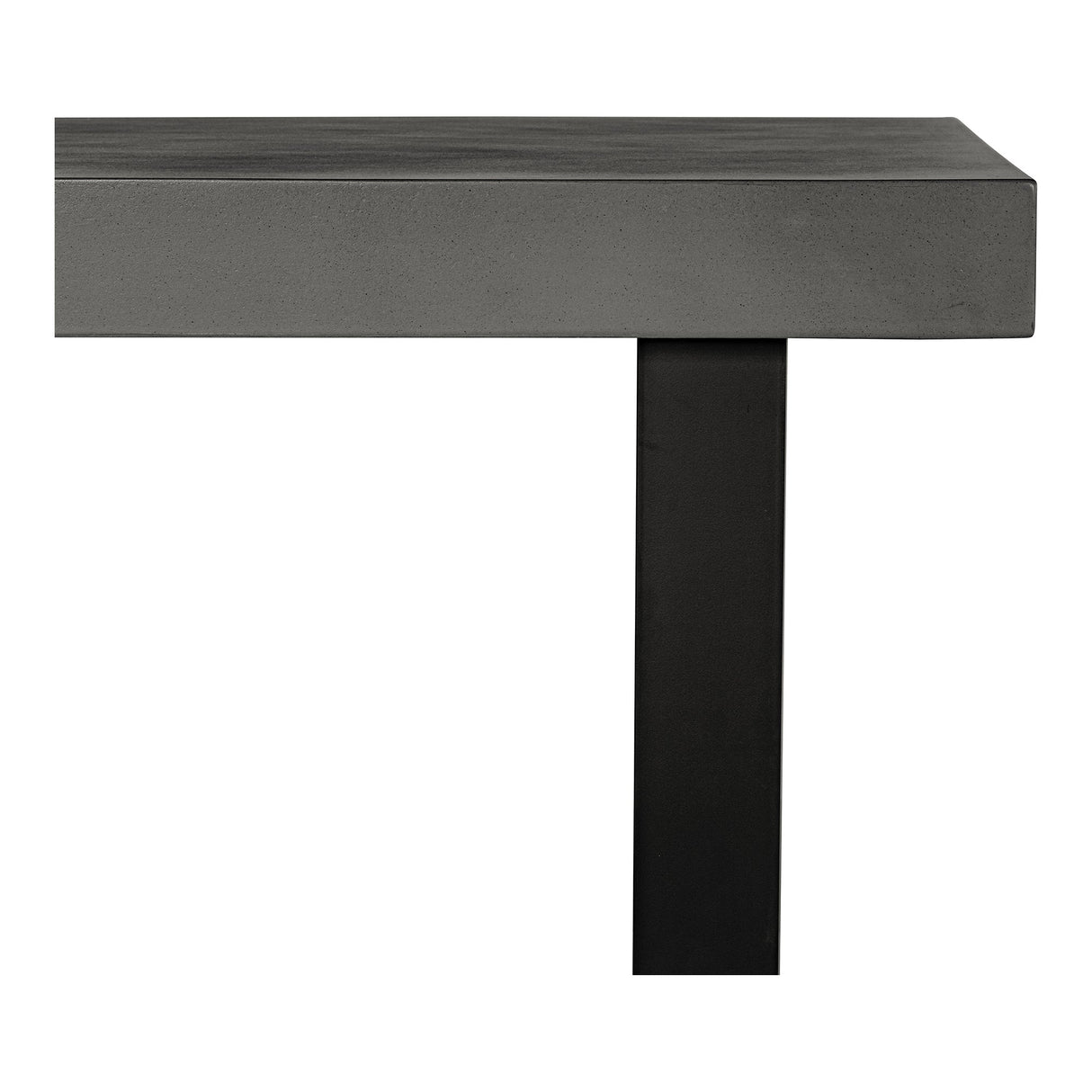 Jedrik Dark Grey Small Outdoor Dining Table by MOES at Eve Furniture