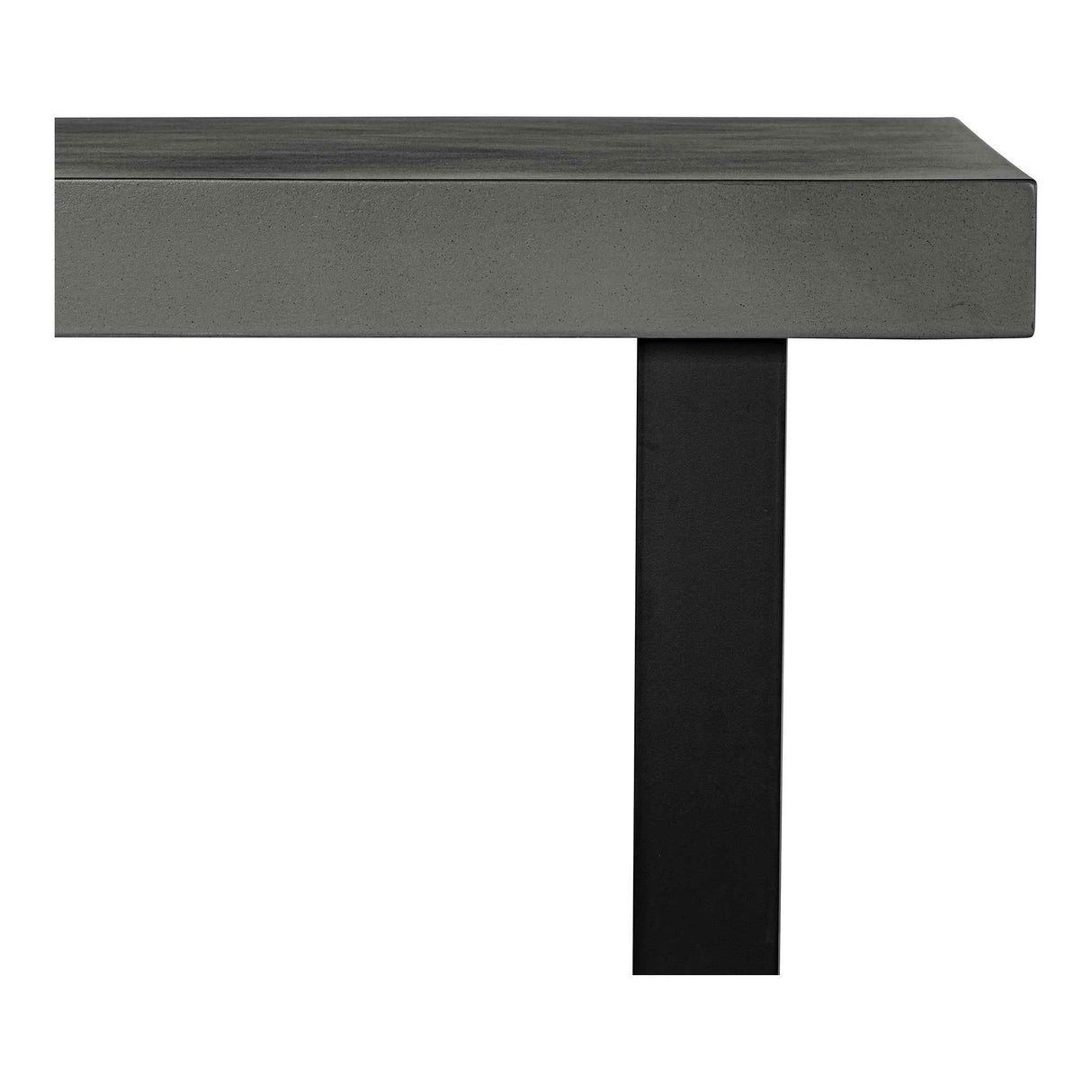 Jedrik Dark Grey Small Outdoor Dining Table by Moe's Home at Eve Furniture