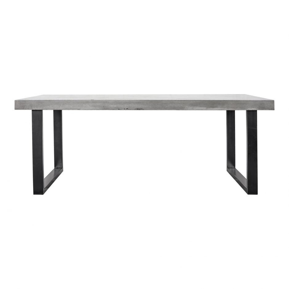 Jedrik Outdoor Dining Table - Dark Grey - Large by Moe's Home at Eve Furniture