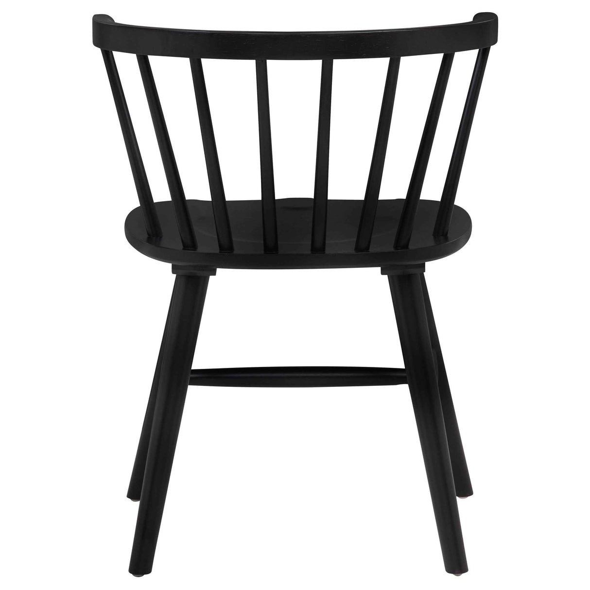 Jeffries Black Windsor Wood Dining Side Chair (Set of 2) by Coaster at Eve Furniture