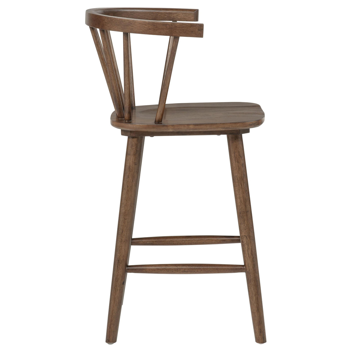 Jeffries Walnut HP0426 Counter Chair (Pack of 2) by Coaster at Eve Furniture