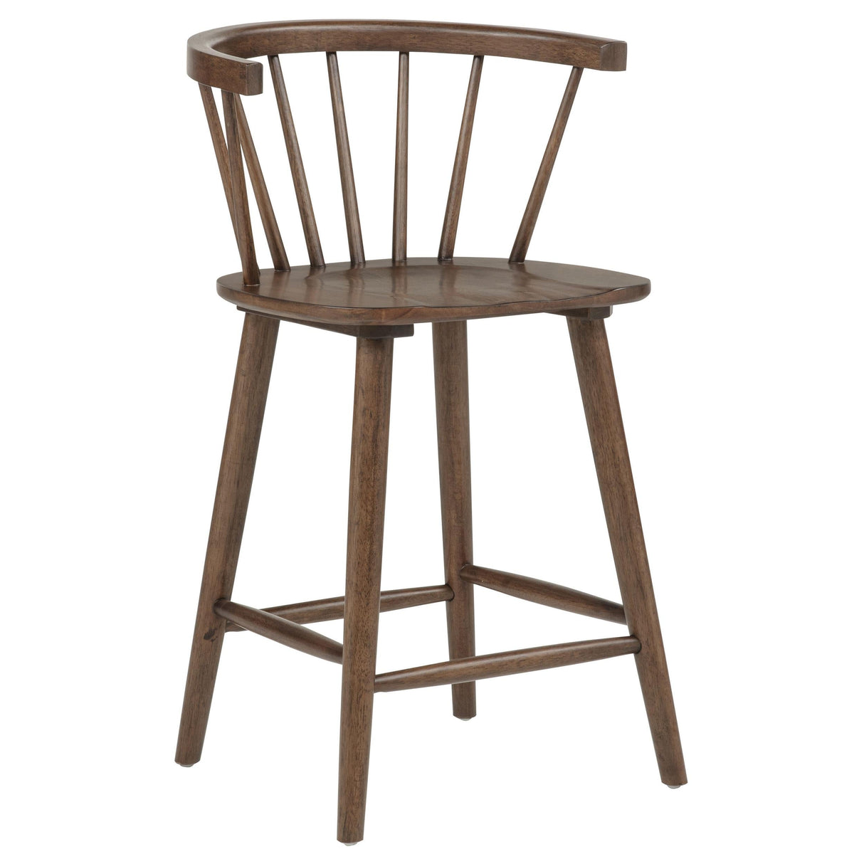 Jeffries Walnut HP0426 Counter Chair (Pack of 2) by Coaster at Eve Furniture
