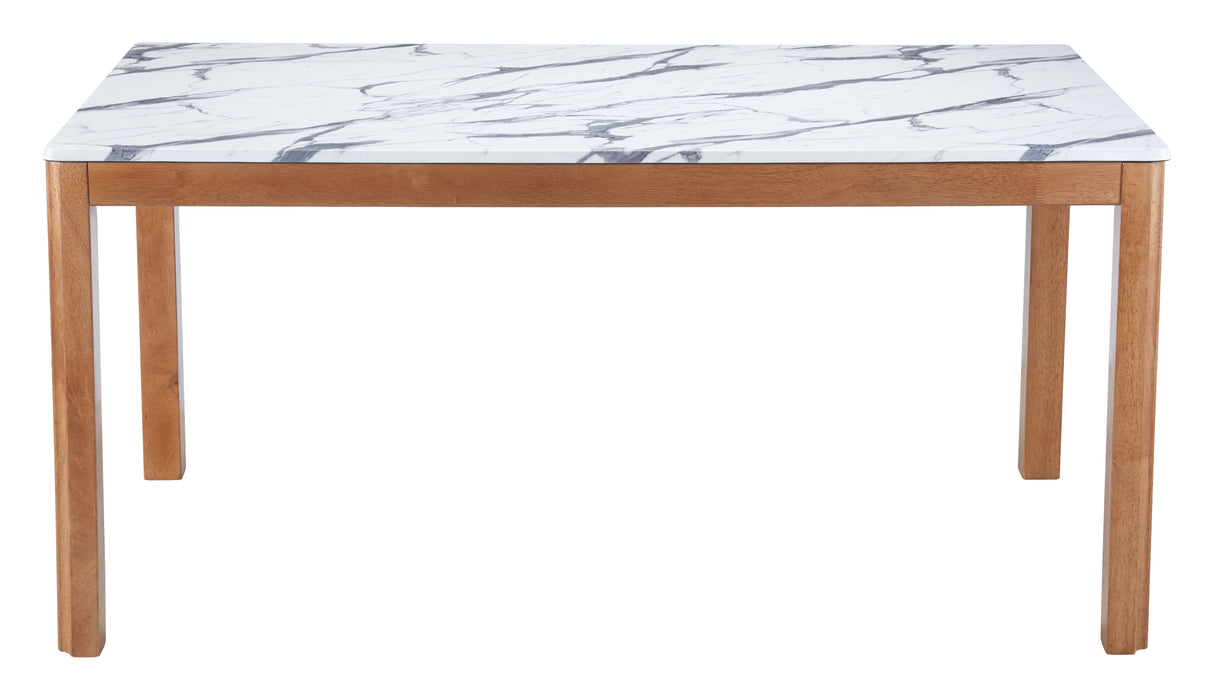 Jemy White Dining Table by Zuomod at Eve Furniture