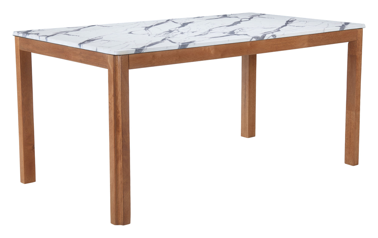 Jemy White Dining Table by Zuomod at Eve Furniture