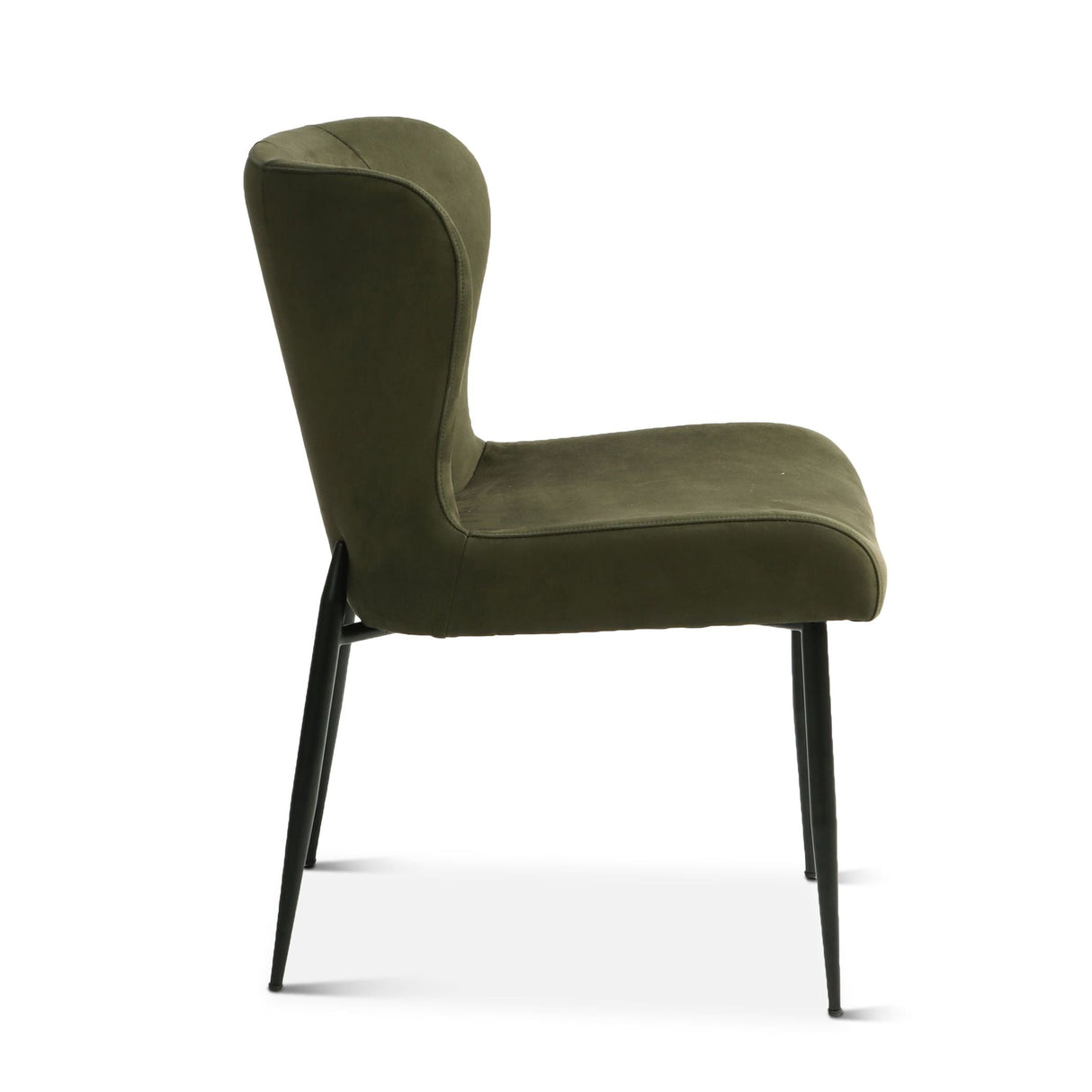 Jennifer 20" Dining Chair in Green Eco Suede by Home Trends & Design at Eve Furniture