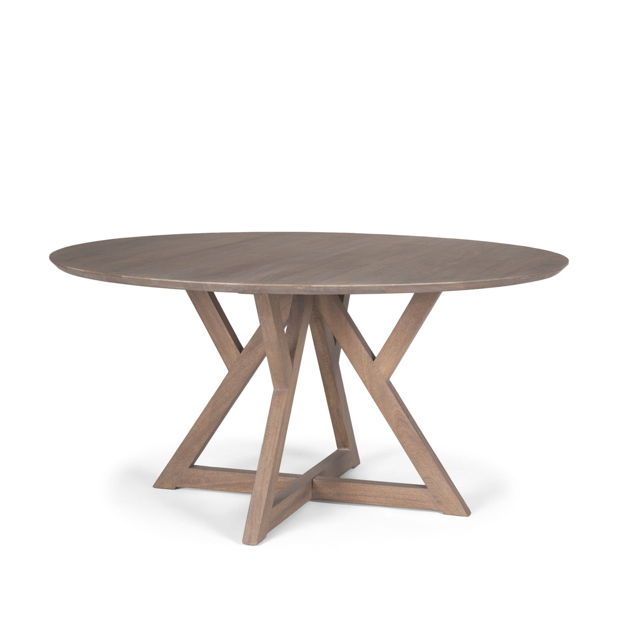 Jennings Light Brown Wood Dining Table by Mercana at Eve Furniture