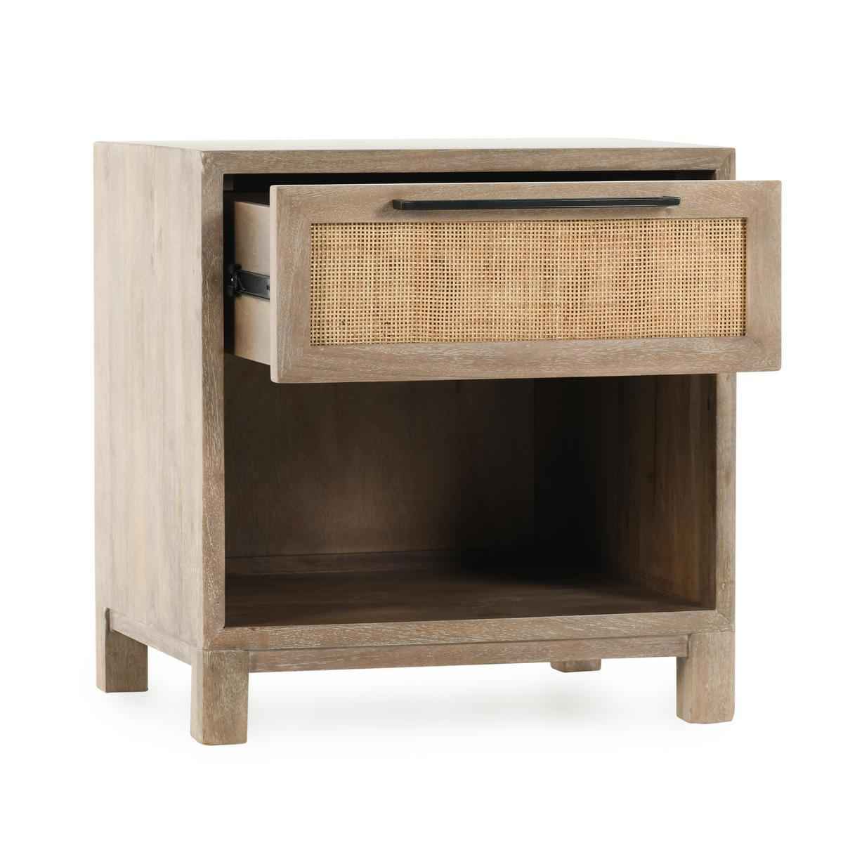 Jensen 1 Drawer Nightstand - Meadow Taupe by Classic Home at Eve Furniture