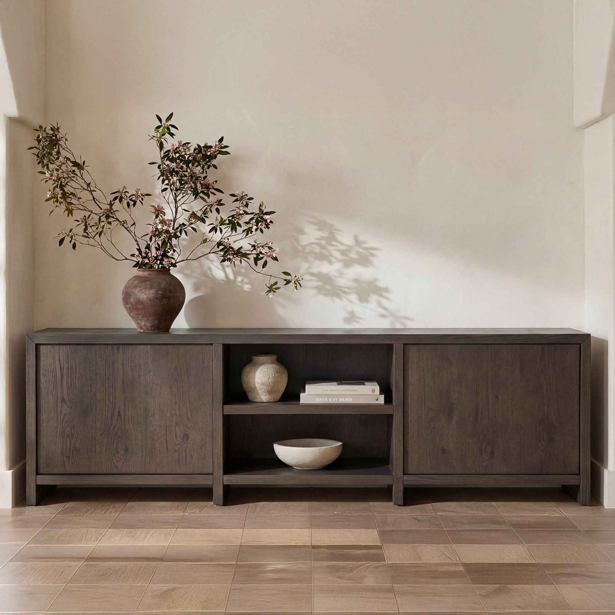 Jenson Brown Media Unit by Moe's Home at Eve Furniture