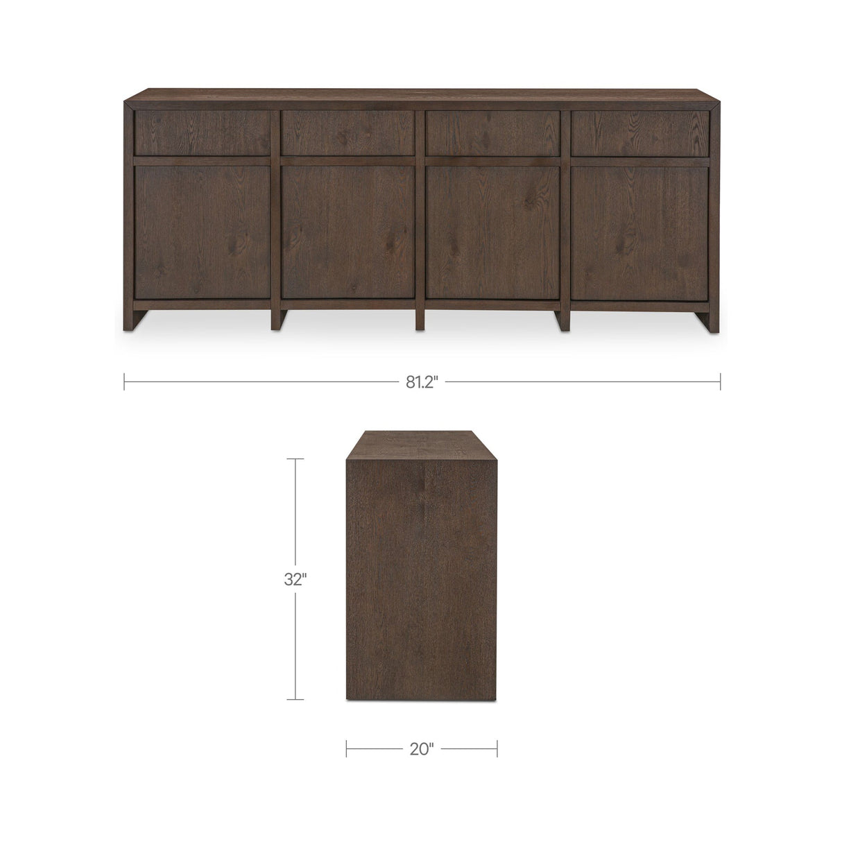 Jenson Brown Sideboard by MOES at Eve Furniture