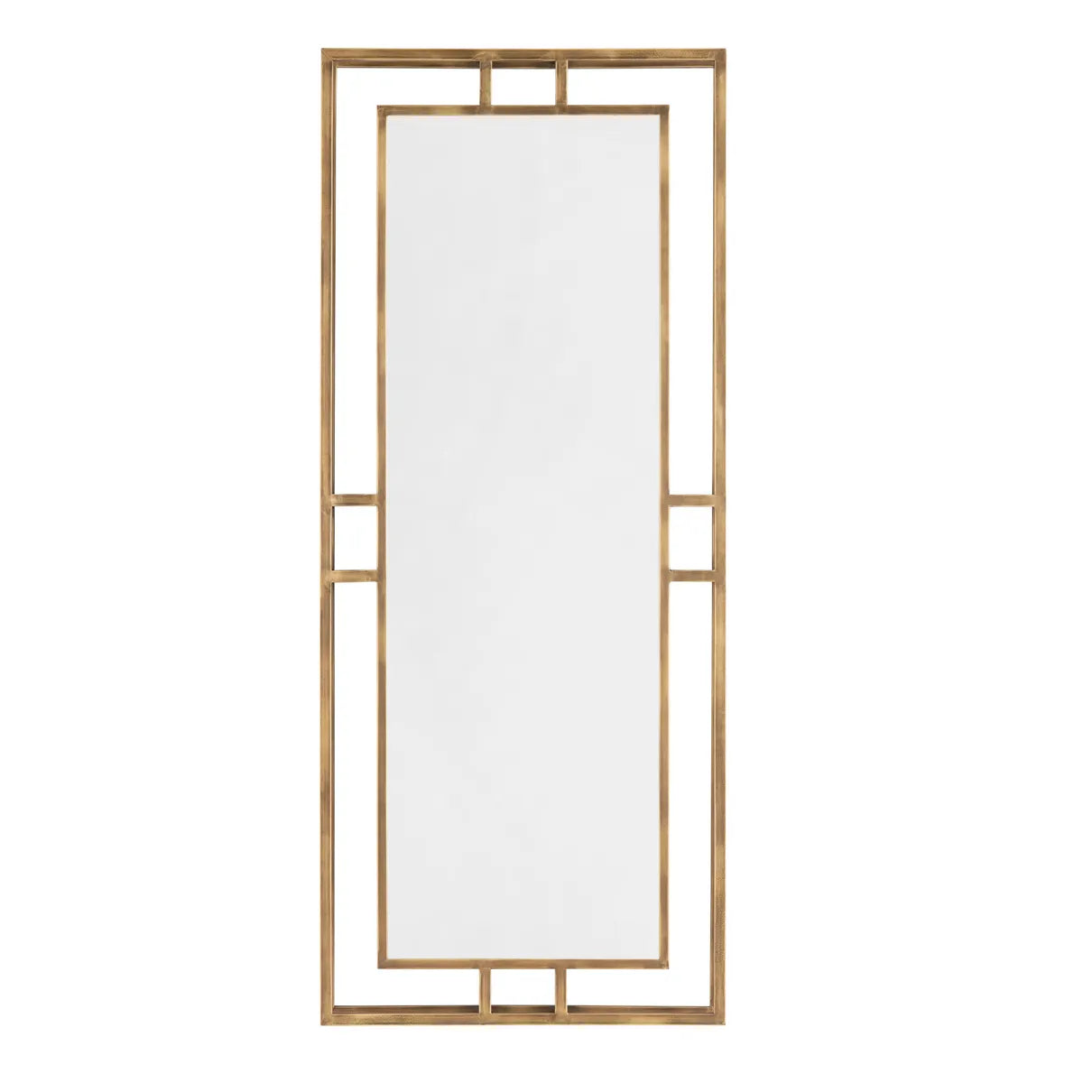 Jenson Gold Wall Mirror by Crestview at Eve Furniture