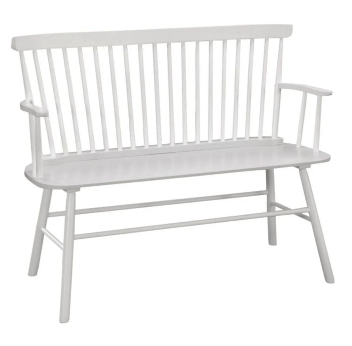 Jerimiah Spindleback White Bench by Crown Mark at Eve Furniture