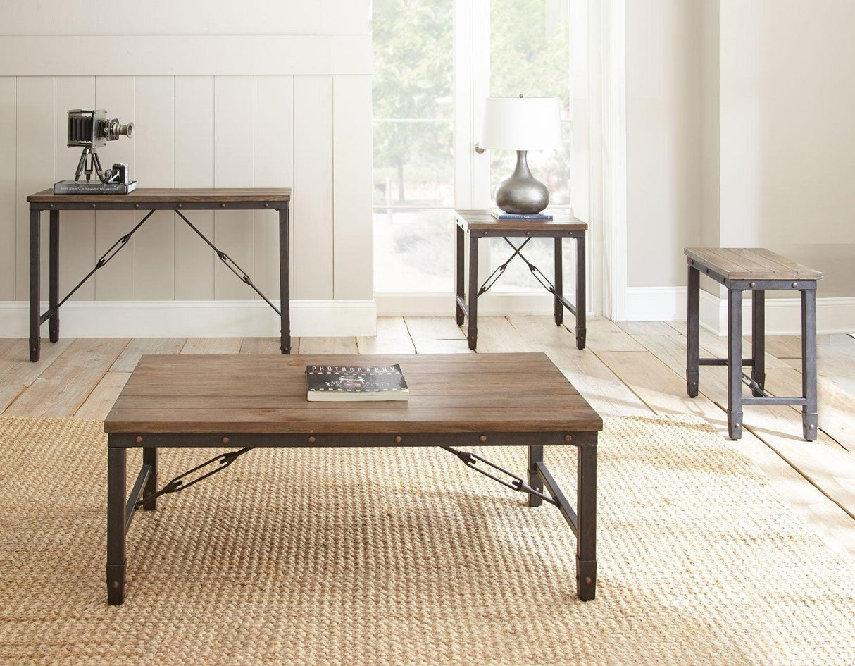 Jersey 3-Piece Set (Cocktail & 2 End Tables) by Steve Silver at Eve Furniture