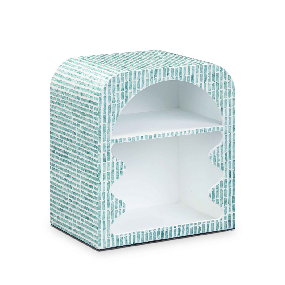 Jess 20" Capiz Shell Nightstand by TOV Furniture at Eve Furniture