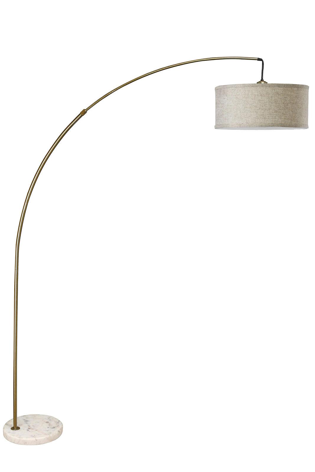 Jess Antique Gold Arch Lamp by Furniture of America at Eve Furniture