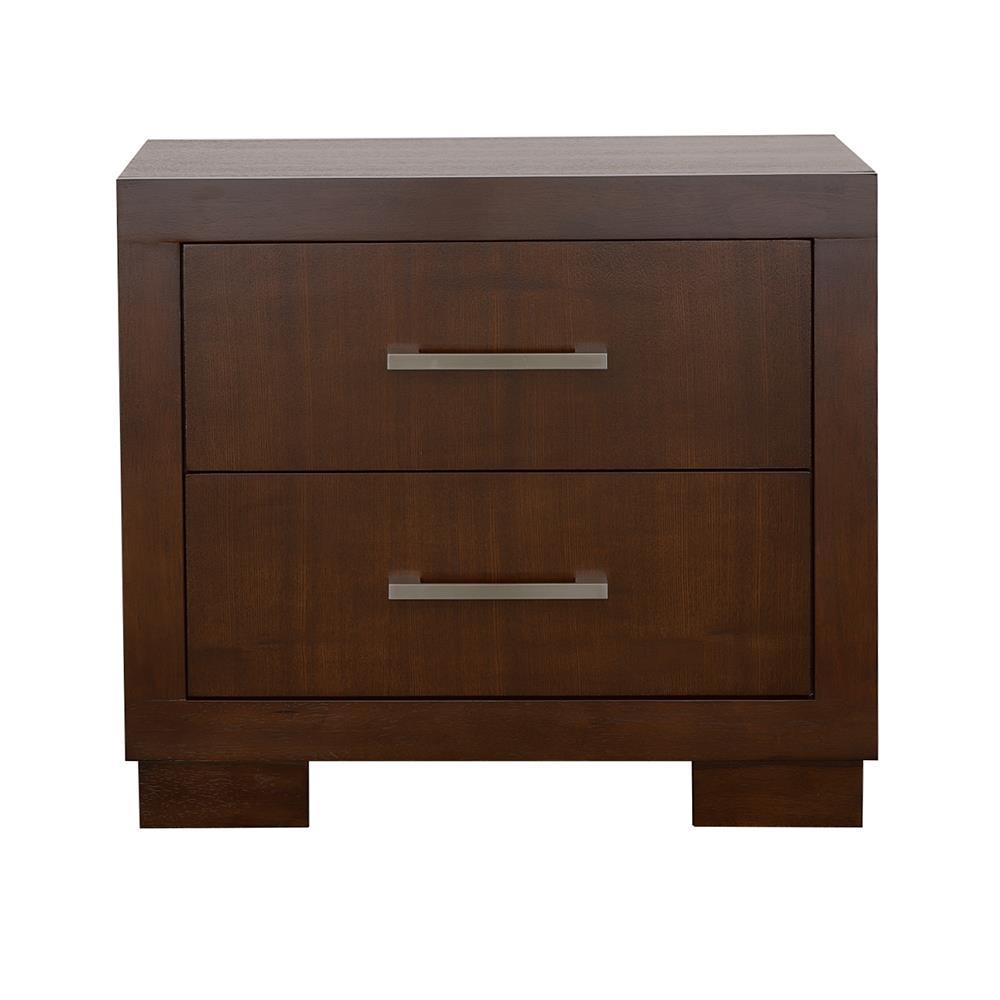 Jessica Cappuccino 2-Drawer Nightstand by Coaster at Eve Furniture