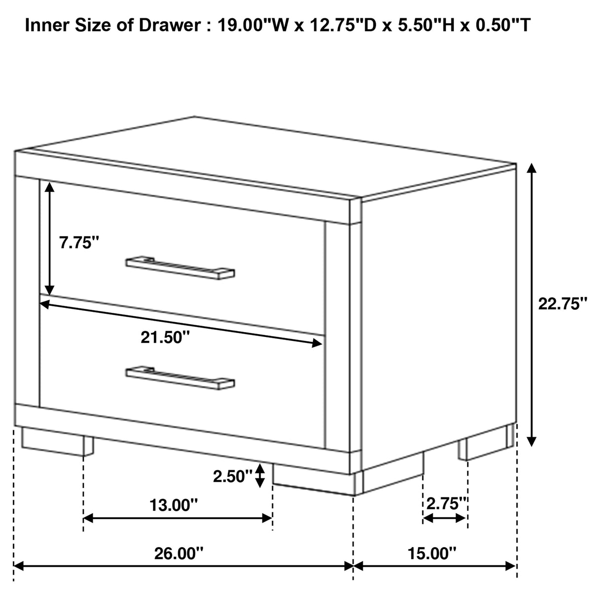 Jessica Cappuccino 4-Piece Queen Bedroom Set with Nightstand Panels by Coaster at Eve Furniture