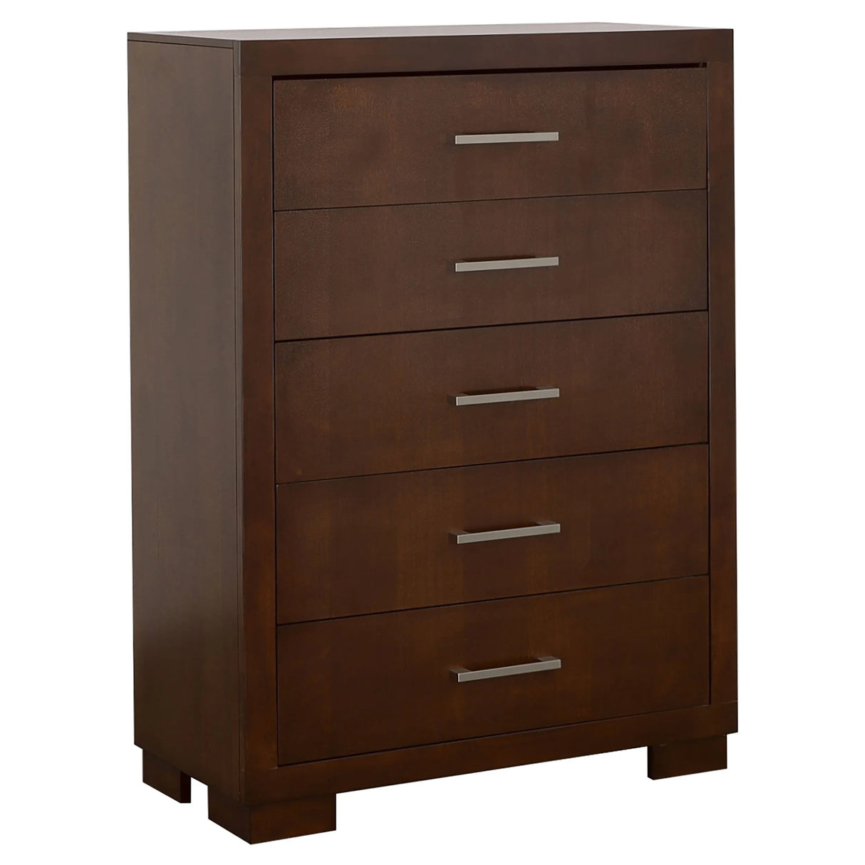 Jessica Cappuccino 5-Piece Eastern King Bedroom Set with Nightstand Panels by Coaster at Eve Furniture