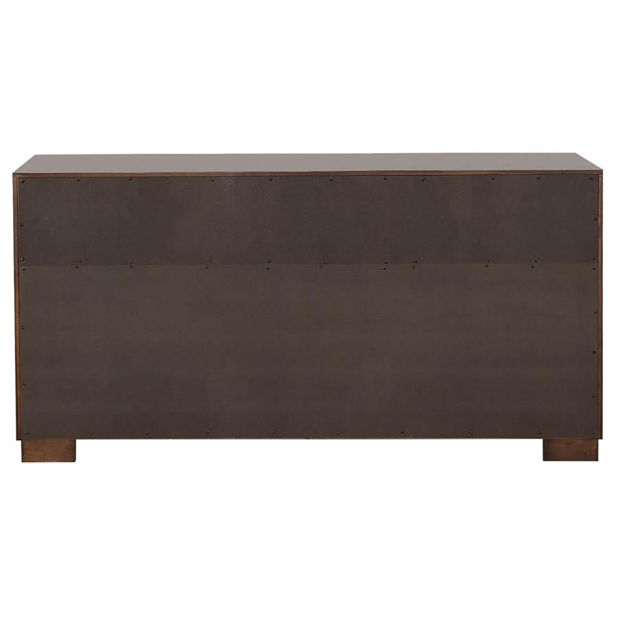 Jessica Cappuccino 5-Piece Eastern King LED Bedroom Set by Coaster at Eve Furniture