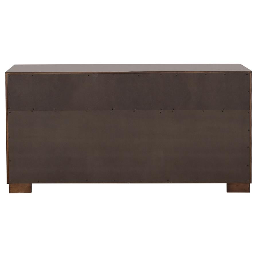 Jessica Cappuccino 5-piece Queen LED Bedroom Set by Coaster at Eve Furniture