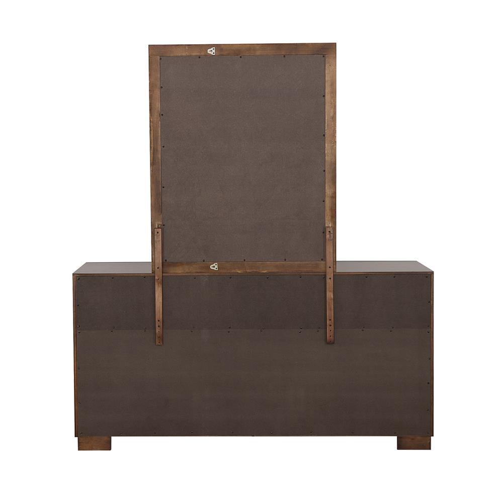 Jessica Cappuccino Rectangular Wall Mirror by Coaster at Eve Furniture