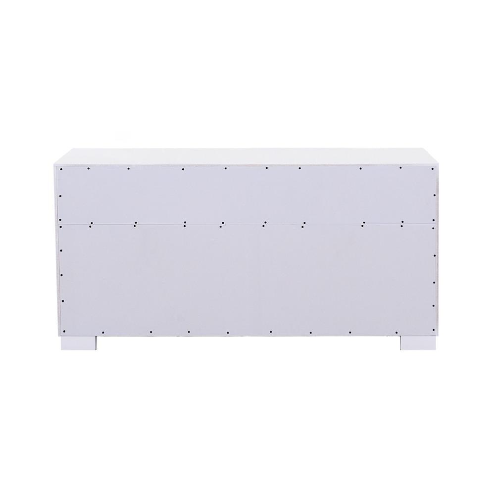 Jessica White 6-Drawer Dresser by Coaster at Eve Furniture