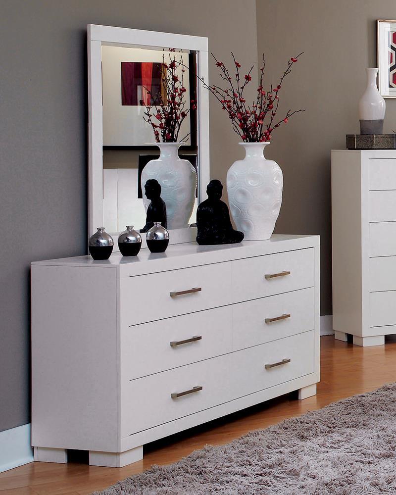 Jessica White 6-Drawer Dresser by Coaster at Eve Furniture