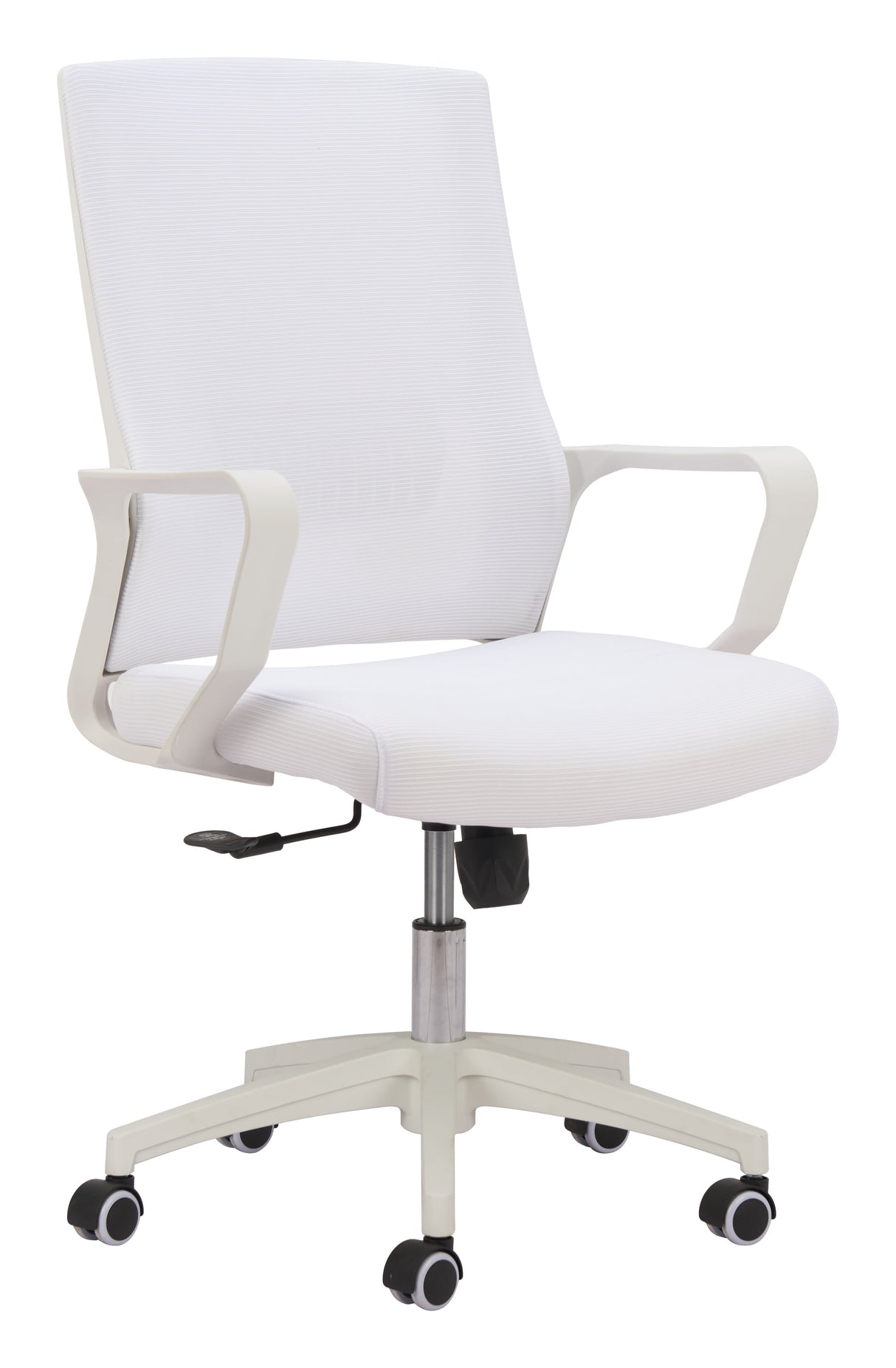 Jett White Low Back Office Chair by Zuomod at Eve Furniture