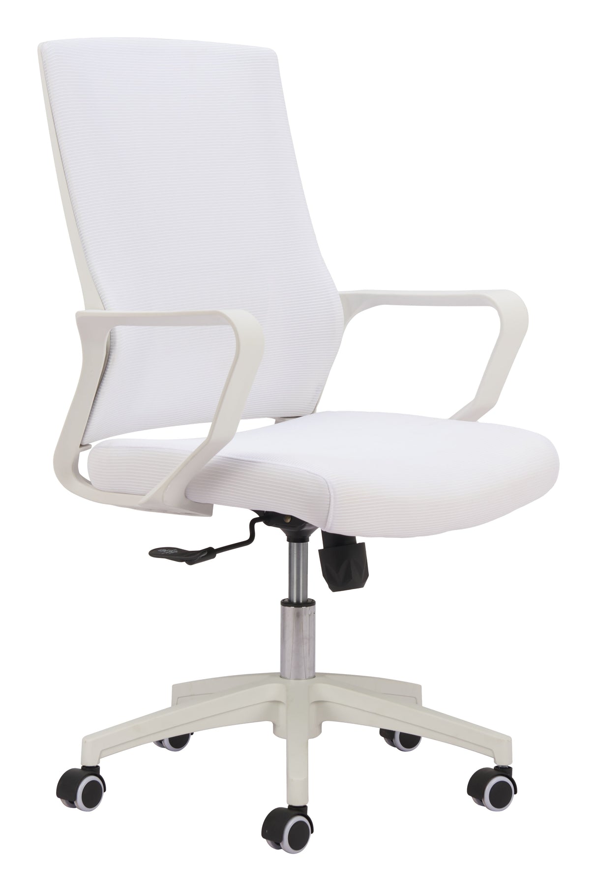 Jett White Low Back Office Chair by Zuomod at Eve Furniture
