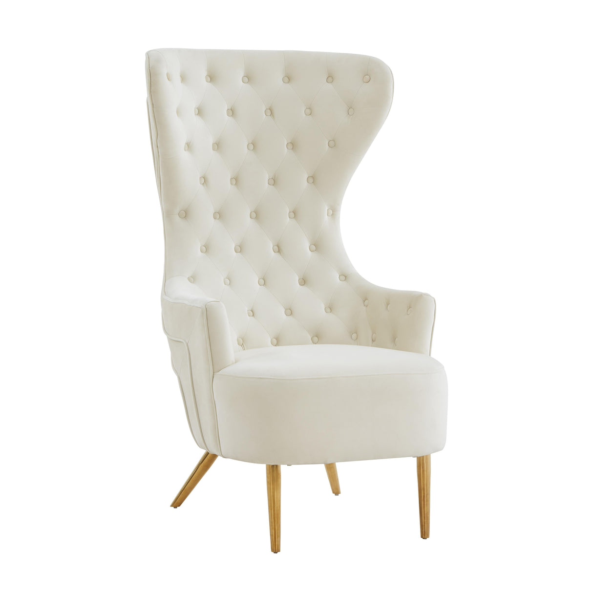 Jezebel Velvet Wingback Chair by Inspire Me! Home Decor by TOV Furniture at Eve Furniture