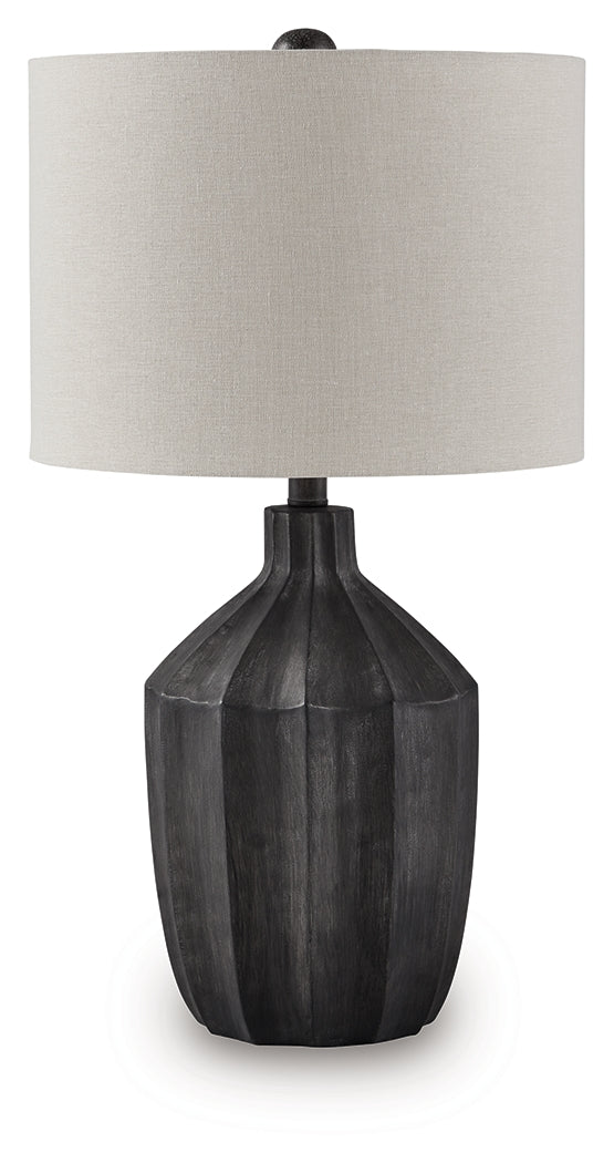 Jilton Black Table Lamp by Ashley at Eve Furniture