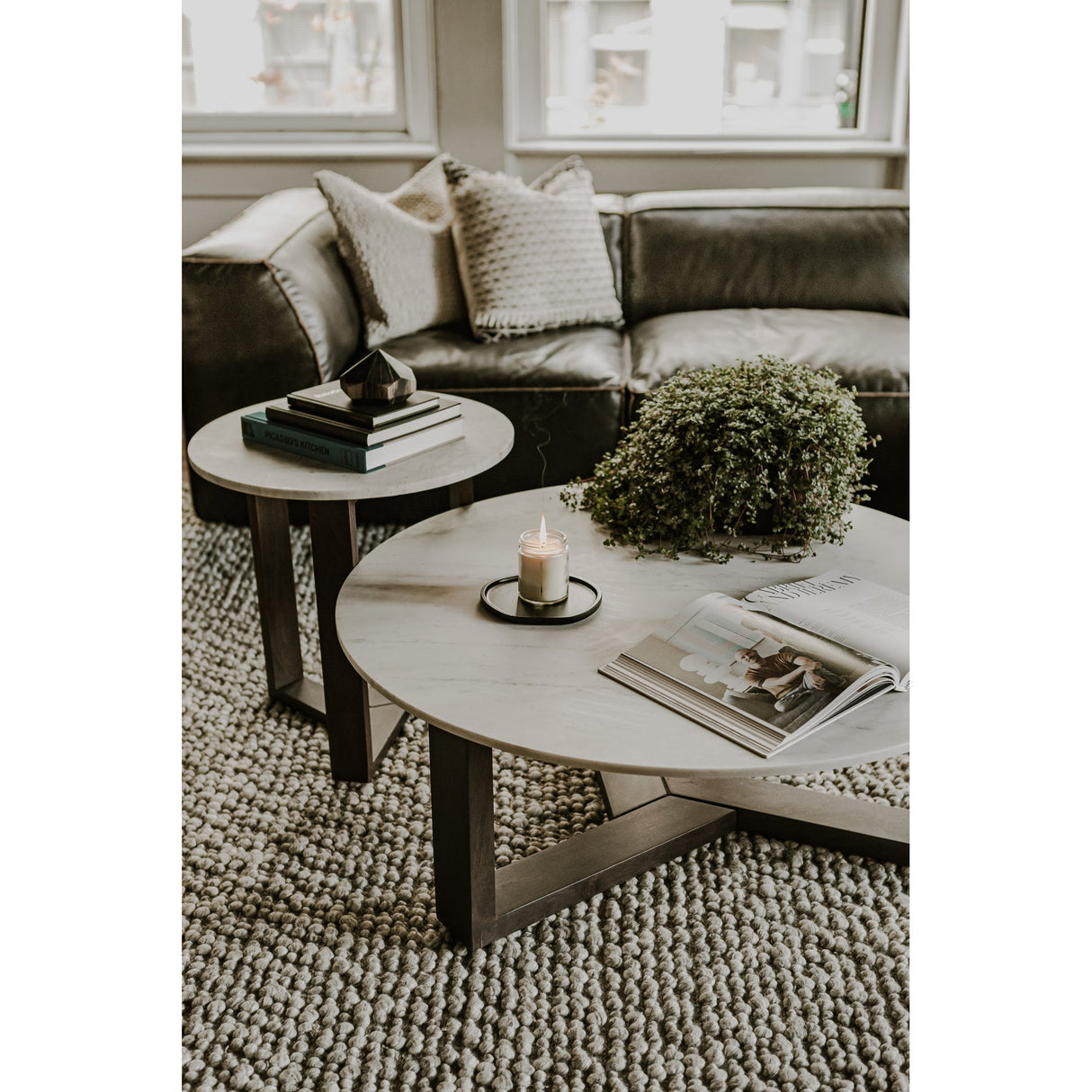 Jinxx Charcoal Grey Coffee Table by MOES at Eve Furniture