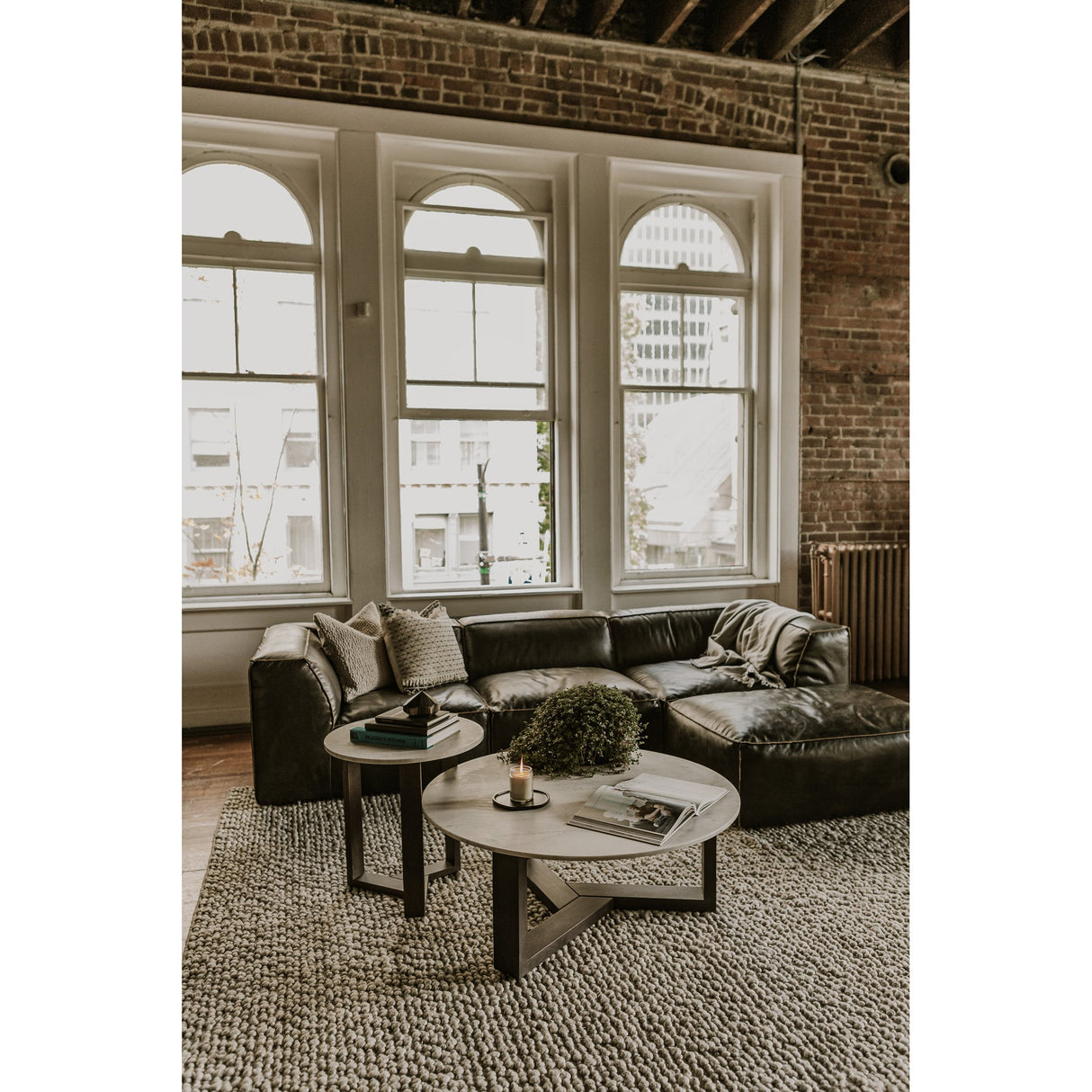 Jinxx Charcoal Grey Coffee Table by MOES at Eve Furniture