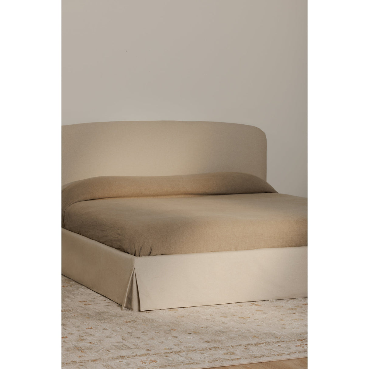 Joan Cream King Storage Bed by Moe's Home at Eve Furniture