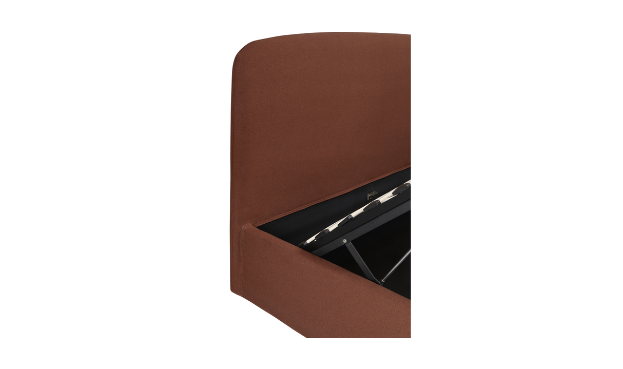 Joan King Storage Bed Rust by Moe's Home at Eve Furniture
