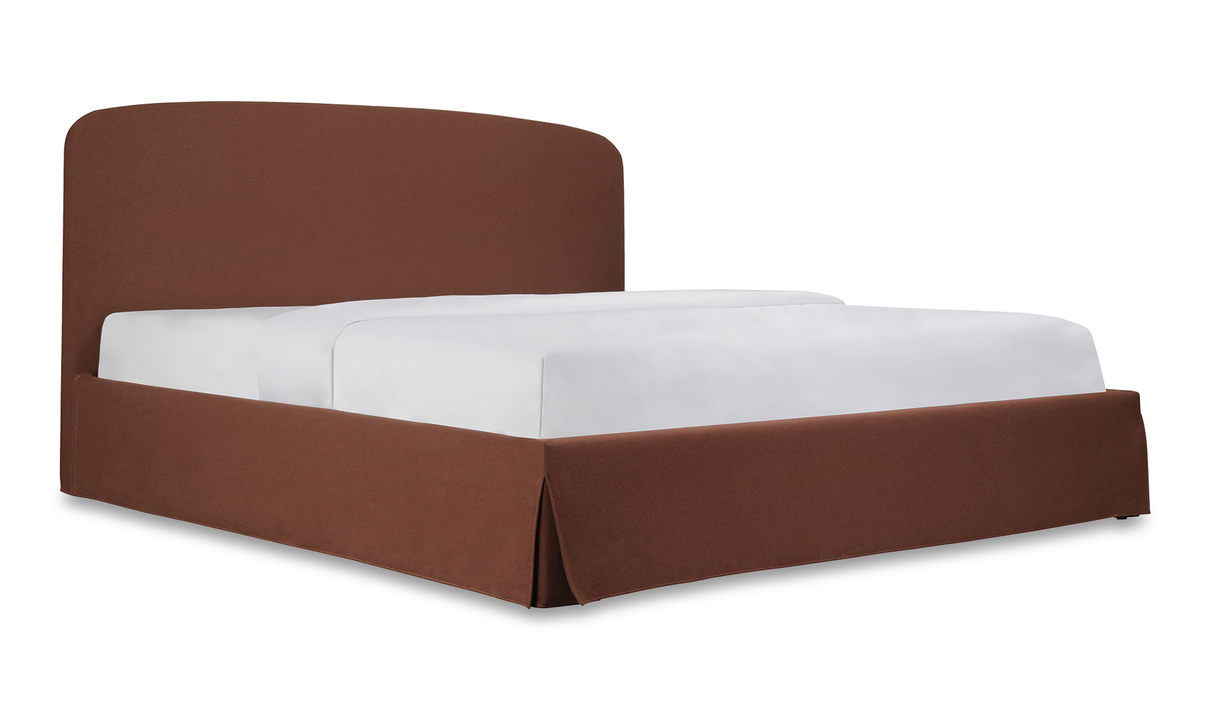 Joan Queen Storage Bed Rust by Moe's Home at Eve Furniture