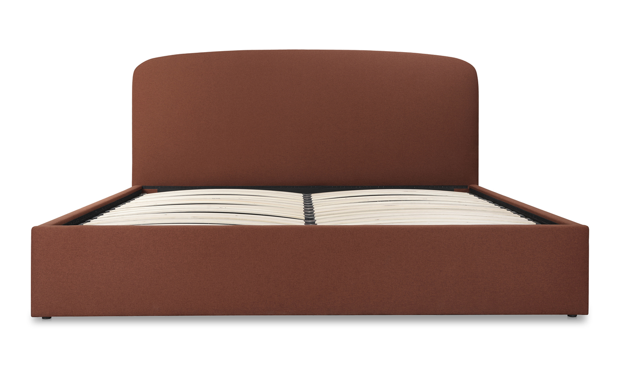 Joan Queen Storage Bed Rust by Moe's Home at Eve Furniture