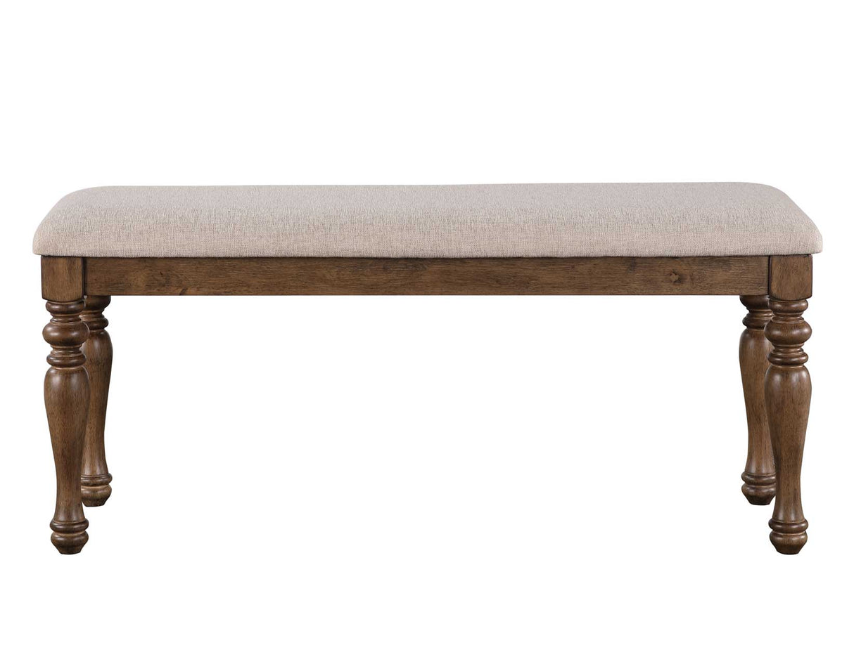 Joanna Caramel Brown Dining Room Set by Steve Silver at Eve Furniture