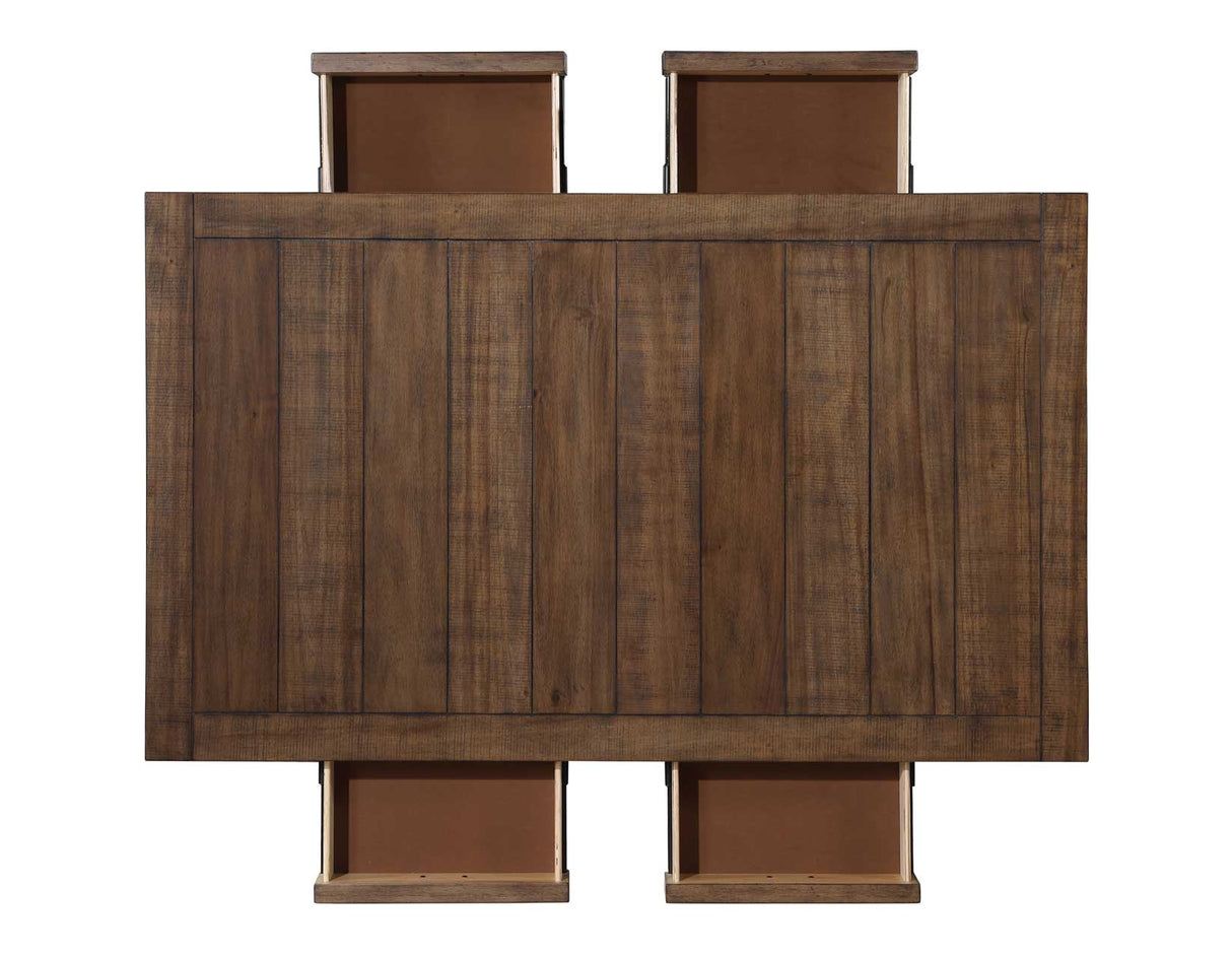 Joanna Caramel Brown Dining Room Set by Steve Silver at Eve Furniture