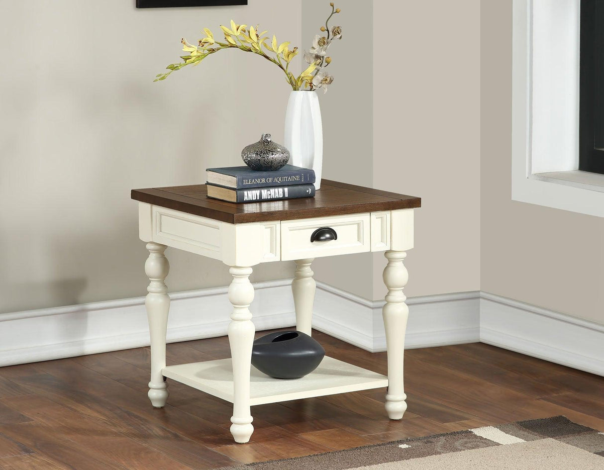 Joanna End Table by Steve Silver at Eve Furniture