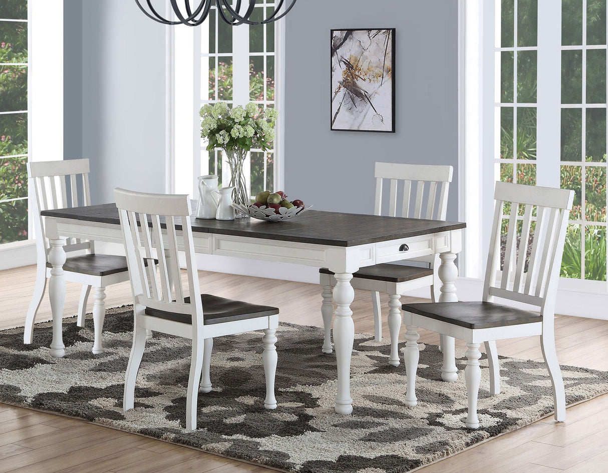 Joanna Ivory/Mocha Dining Room Set by Steve Silver at Eve Furniture