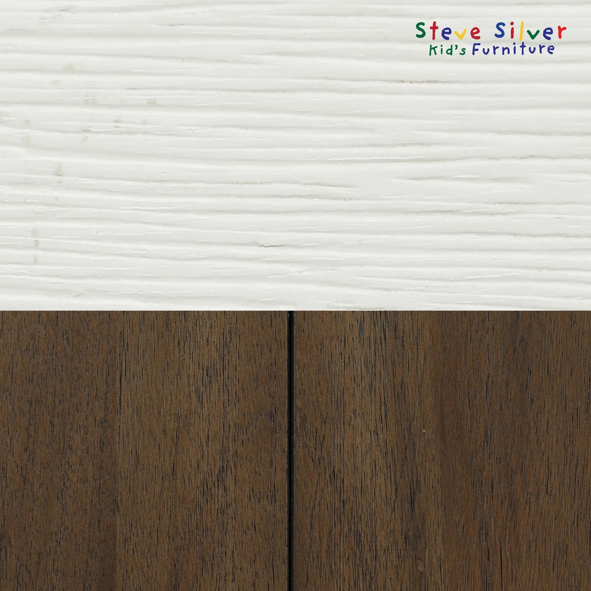 Joanna Mocha/Ivory Solid Wood Kids Dining Side Chair by Steve Silver at Eve Furniture