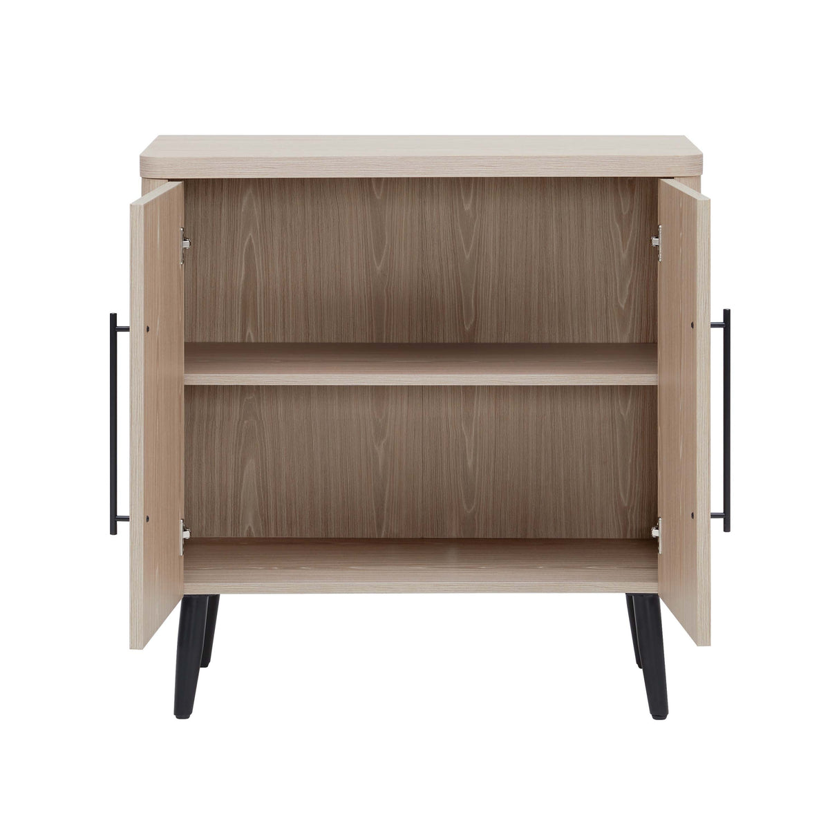 Jodie Accent Cabinet in Whitewashed Oak by Manhattan Comfort at Eve Furniture
