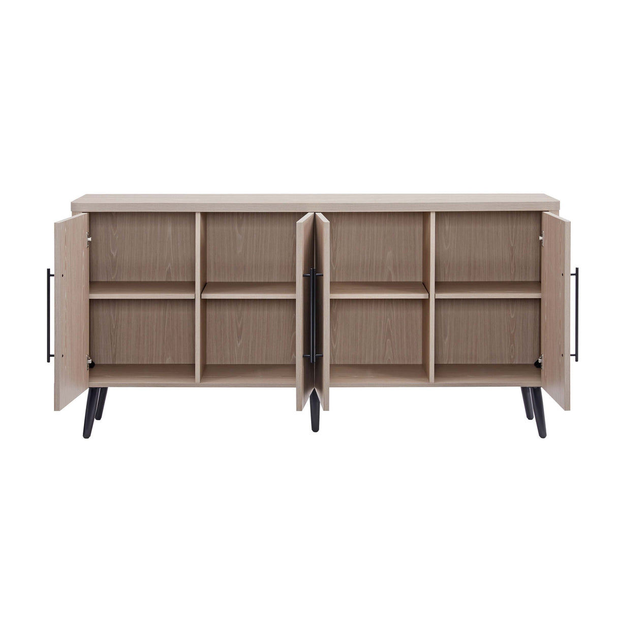 Jodie Sideboard in Whitewashed Oak by Manhattan Comfort at Eve Furniture