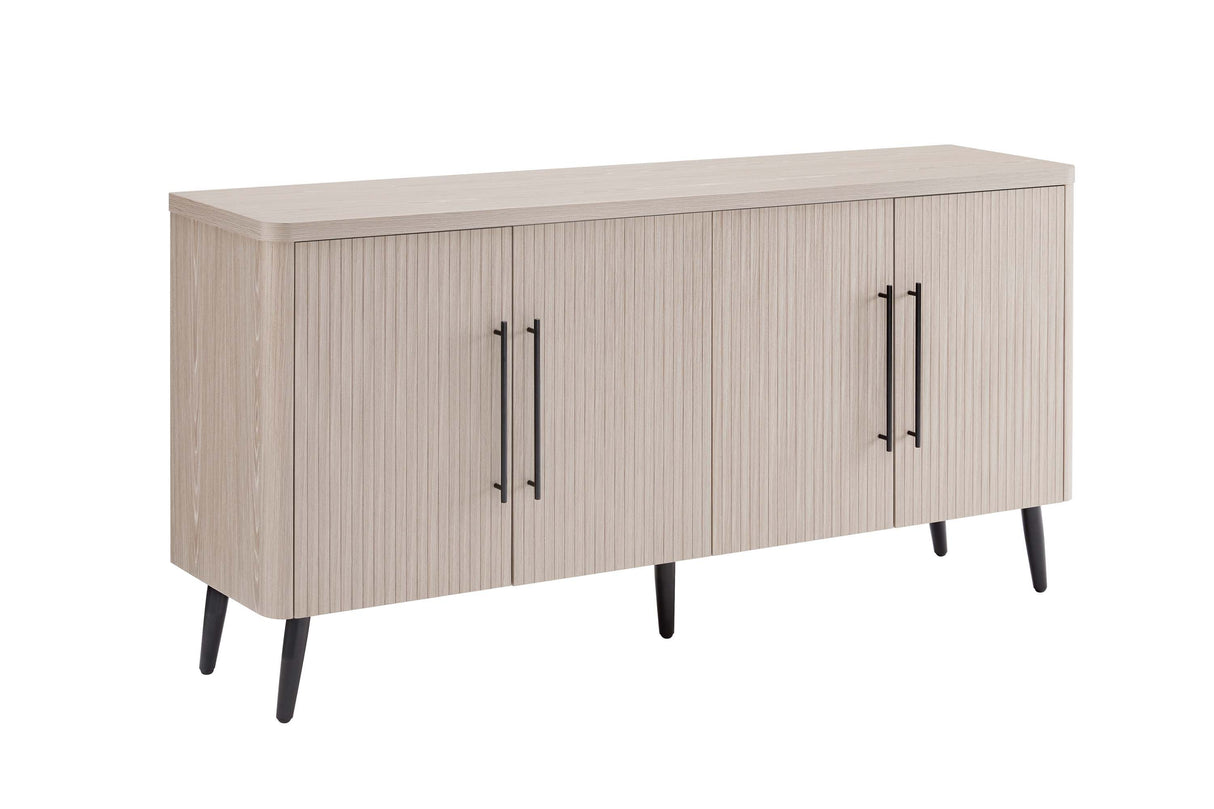 Jodie Sideboard in Whitewashed Oak by Manhattan Comfort at Eve Furniture