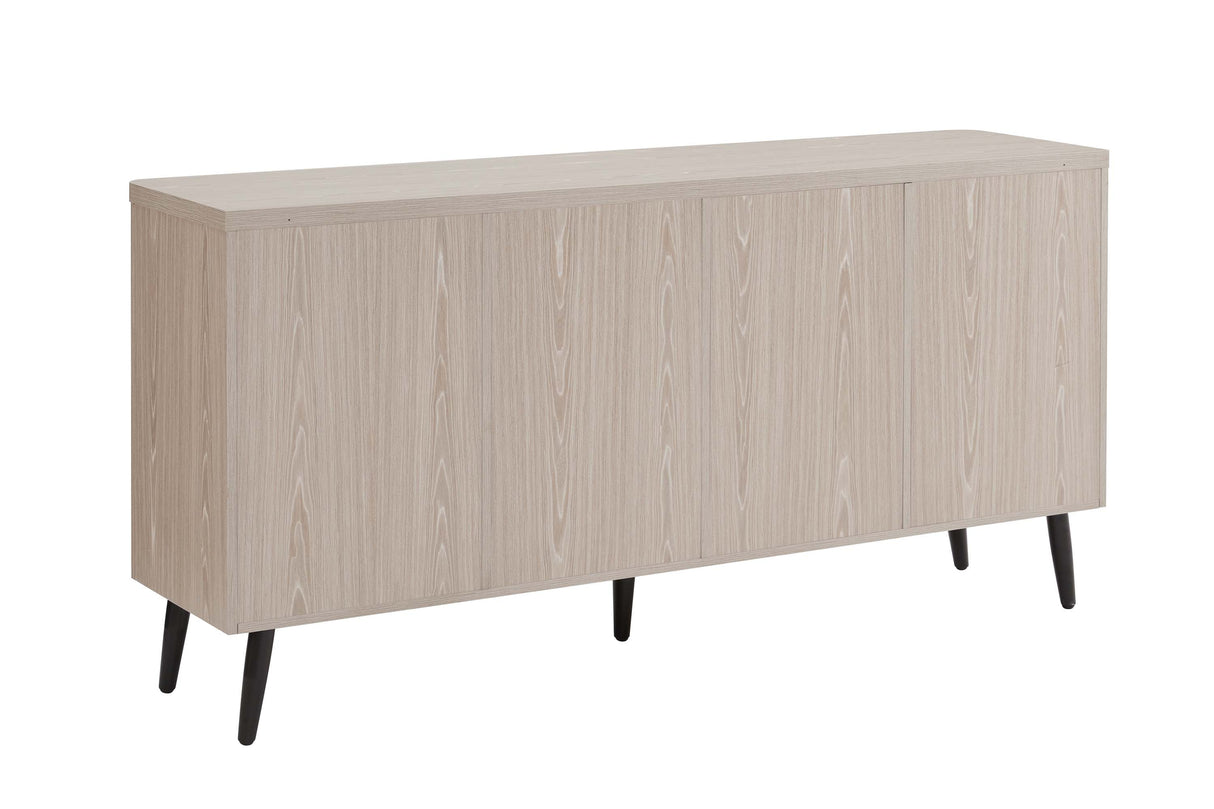 Jodie Sideboard in Whitewashed Oak by Manhattan Comfort at Eve Furniture