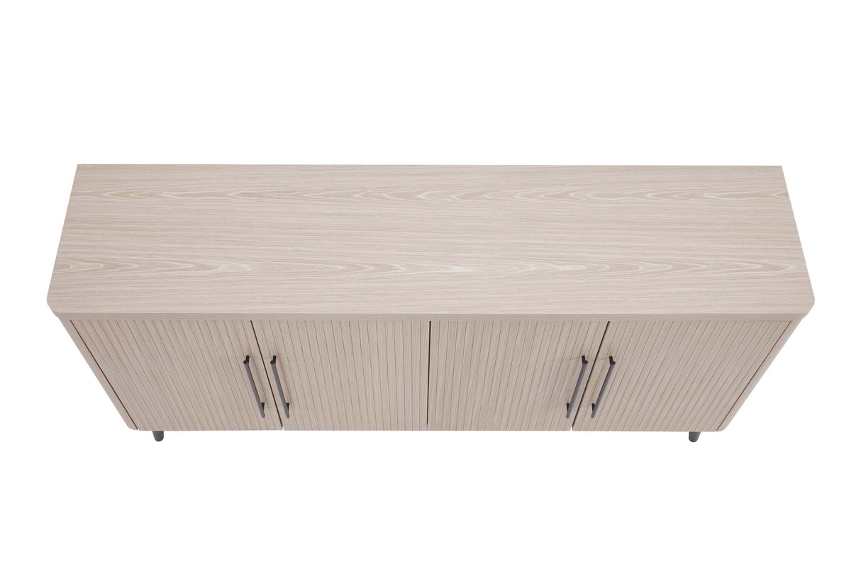 Jodie Sideboard in Whitewashed Oak by Manhattan Comfort at Eve Furniture